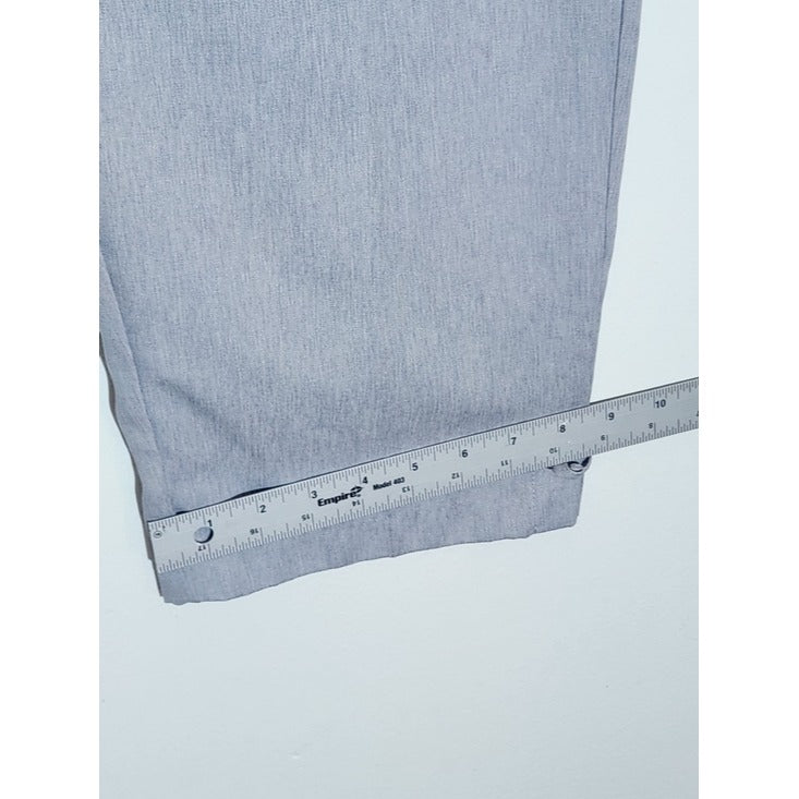 Allison Daley Gray Pull On Capri Pants with Elastic Waist Size 14