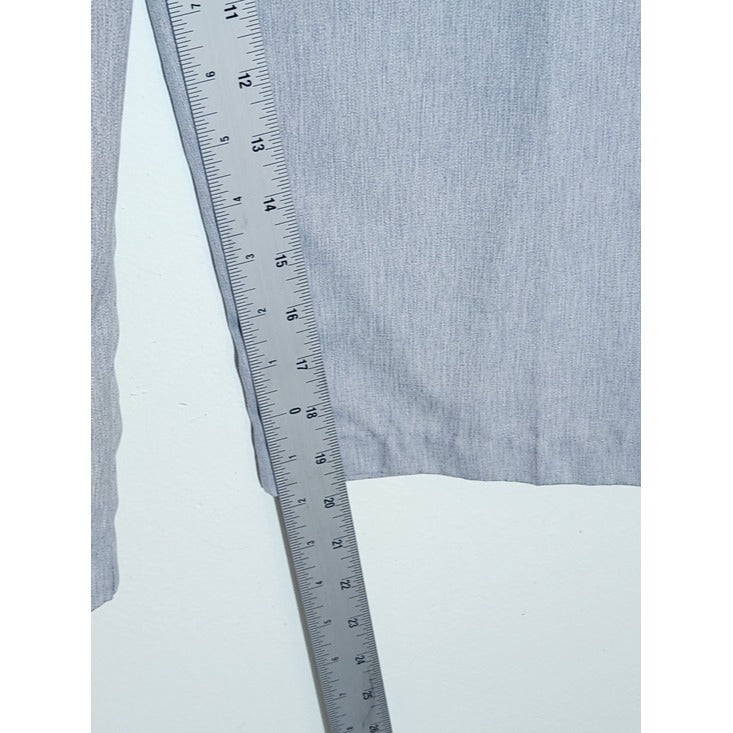 Allison Daley Gray Pull On Capri Pants with Elastic Waist Size 14