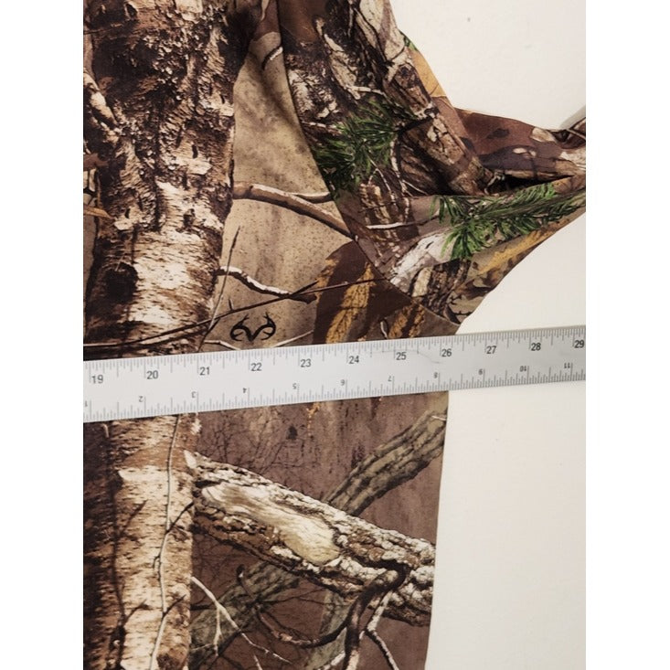 Realtree Green and Brown Camo Long Sleeve Tee Size 2XL