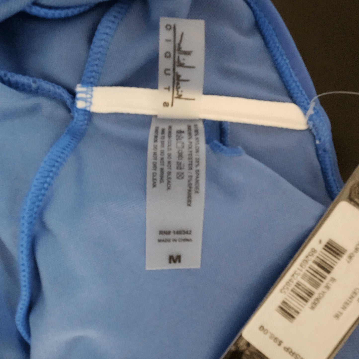 Nicole Miller One-Piece Blue Swimsuit Size Medium NWT Blue One-Piece Swimsuit