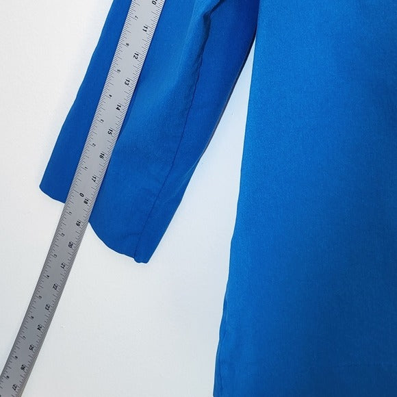 Attyre New York Blue Zip-Up Jacket Size Large