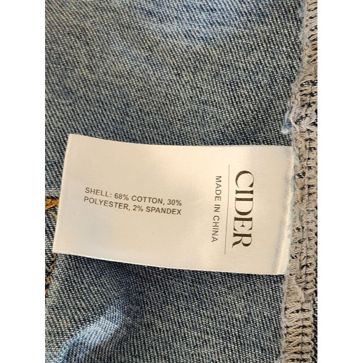 Cider Medium Wash Flare Leg Jeans with Center Seams Size 2XL