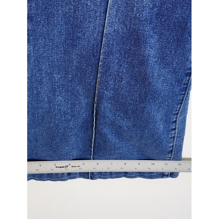 Cider Medium Wash Flare Leg Jeans with Center Seams Size 2XL