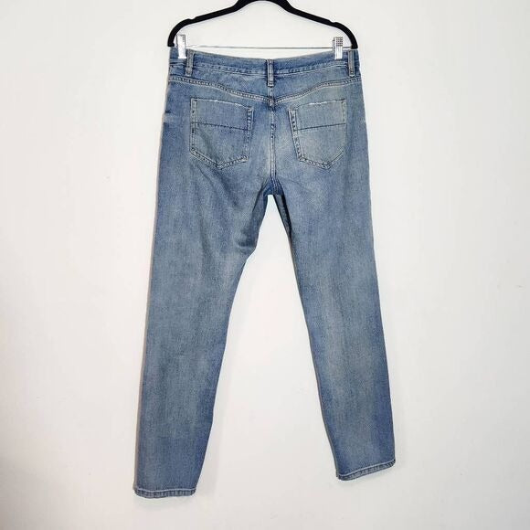 Asos Men's Distressed Jeans Size 30 X 32 ASOS Slim Leg Button-Fly Denim