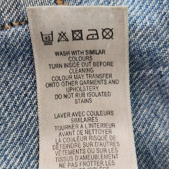 Asos Men's Distressed Jeans Size 30 X 32 ASOS Slim Leg Button-Fly Denim