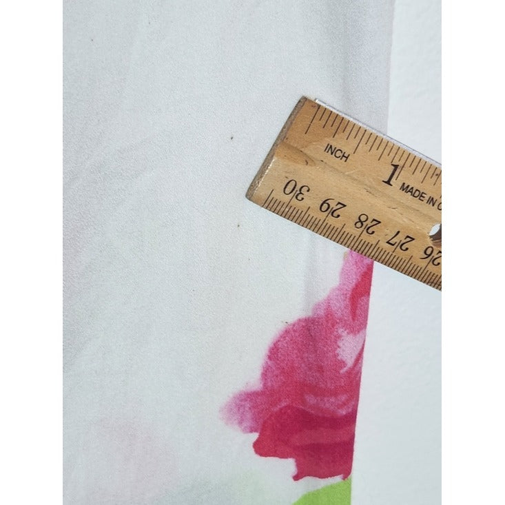 Kate Spade Pink Floral Cotton Pajama Set Size Small
