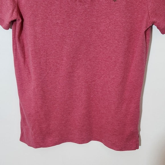 Polo Ralph Lauren Men's Dark Pink Slim Fit Polo Shirt Size Medium