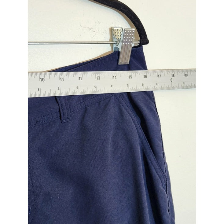 Columbia Womens Navy PFG Cargo Capri Pants Size 10