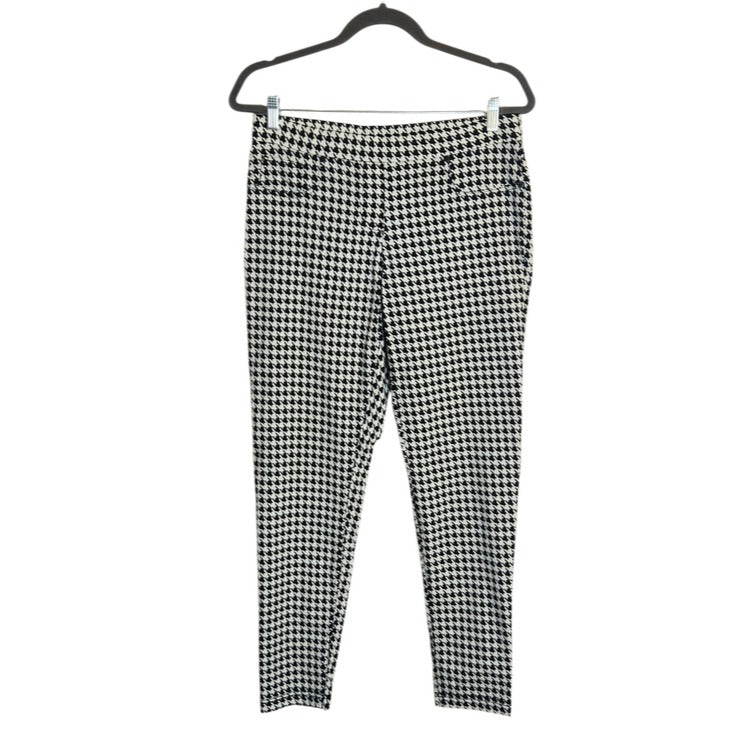 No Boundaries Black and White Houndstooth Skinny Pants Size Large