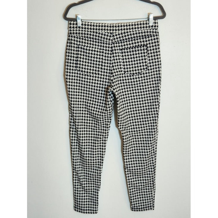 No Boundaries Black and White Houndstooth Skinny Pants Size Large