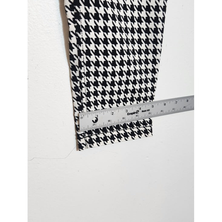No Boundaries Black and White Houndstooth Skinny Pants Size Large
