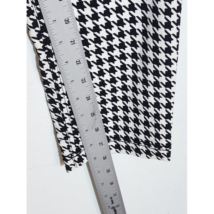 No Boundaries Black and White Houndstooth Skinny Pants Size Large