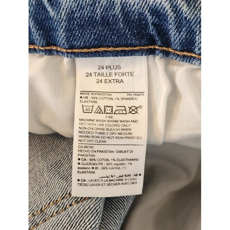 Old Navy OG Straight High Rise Ankle Jeans Size 24 Plus