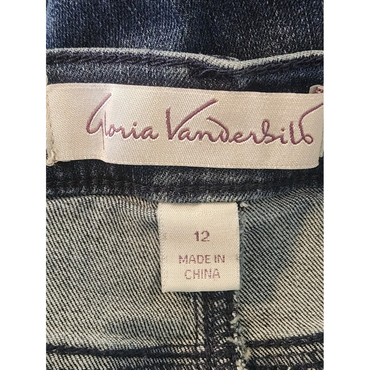 Gloria Vanderbilt Dark Wash Capri Jeans Size 12