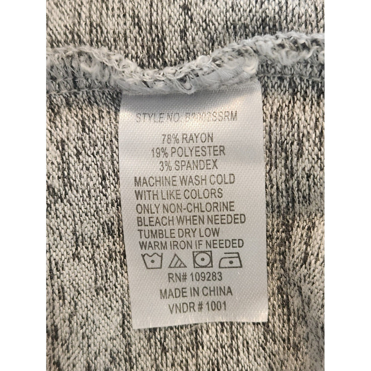 Surf Style Gray Seagrove Trading Co. Pullover with Raw Edge Detail Size Medium