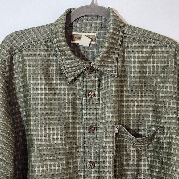 Original Island Sport Green Long Sleeve Shirt Size XL