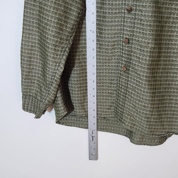 Original Island Sport Green Long Sleeve Shirt Size XL