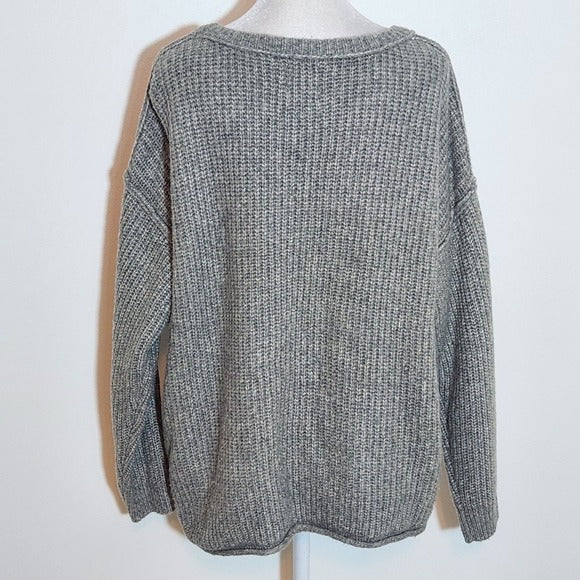 Like Love Gray Fuzzy Sweater Size Large Like Love Gray Comfy Sweater
