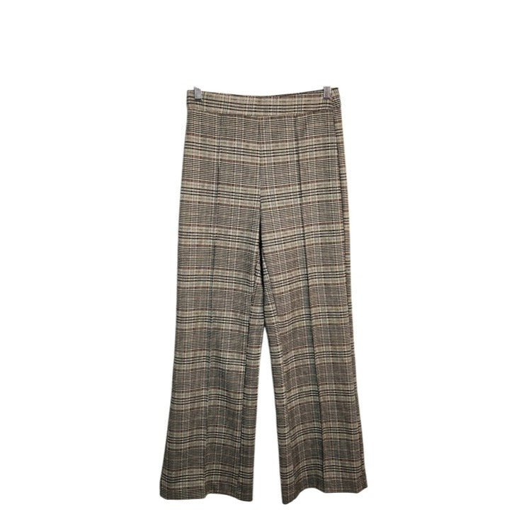 Jules & Leopold Plaid Wide Leg Pull-On Pants Size Small