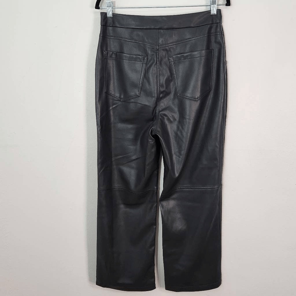 BlankNYC Dark Green Faux Leather Pants NWT Size 30 Green Leather Pants