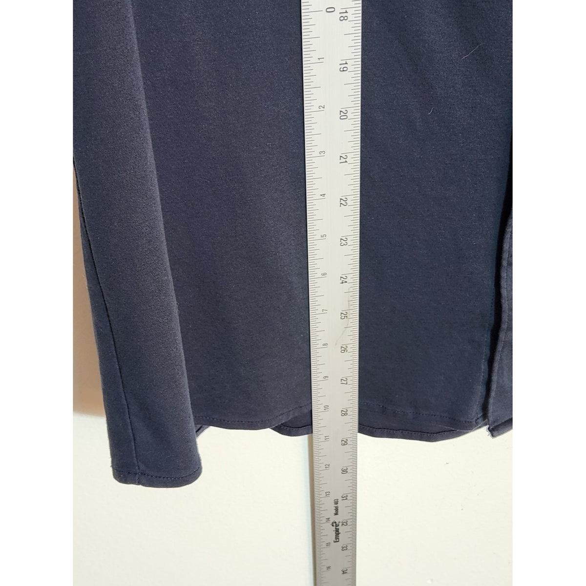 Primark Mens Dark Navy Knit Long Sleeve Button Down Shirt Size XL