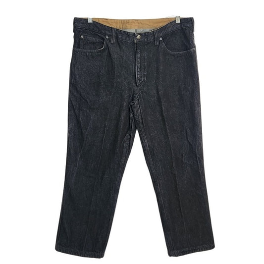 Duluth Trading Co Black Relaxed Fit Straight Leg Jeans Size 40 x 30