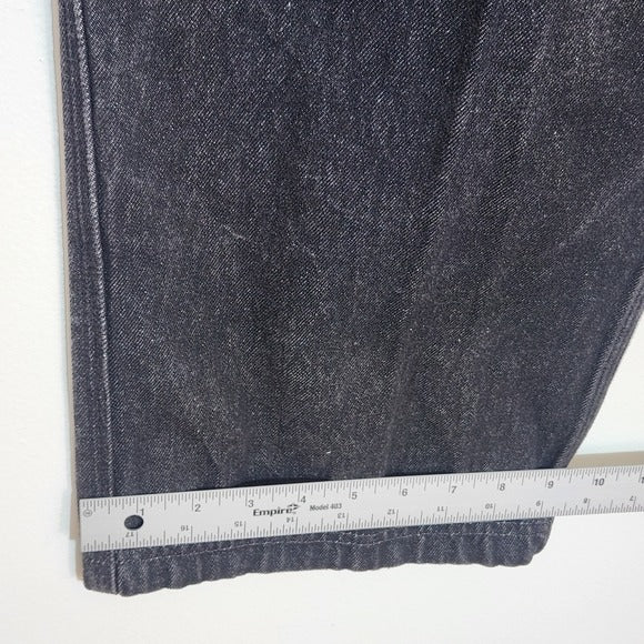 Duluth Trading Co Black Relaxed Fit Straight Leg Jeans Size 40 x 30
