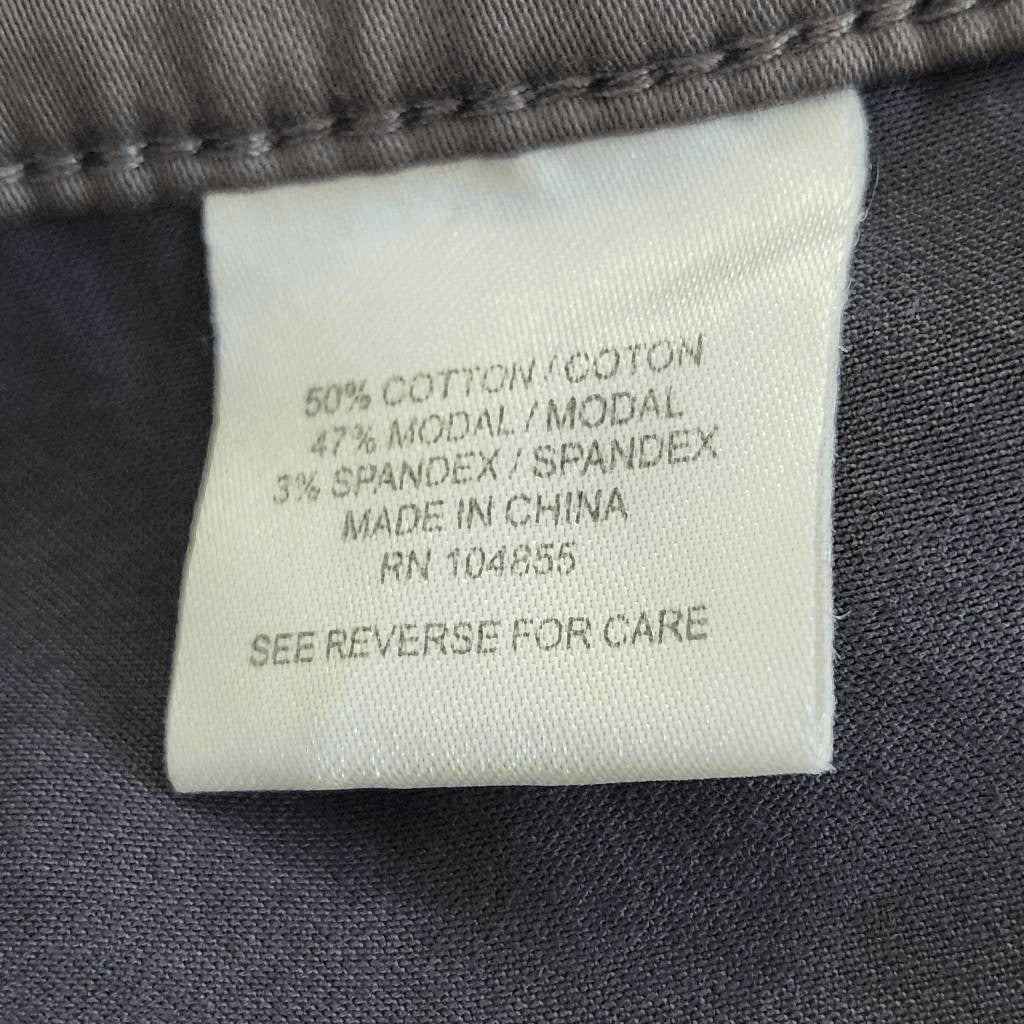 Lila Ryan Gray Cropped Skinny Pants Size 0 Gray Fitted Ankle Pants