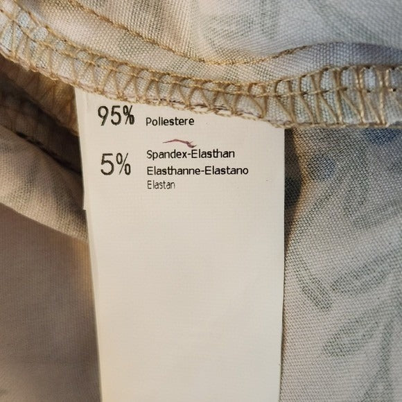 Cupshe Brown Wrap-Style Romper NWT Size Large Cupshe Leaf Print Romper