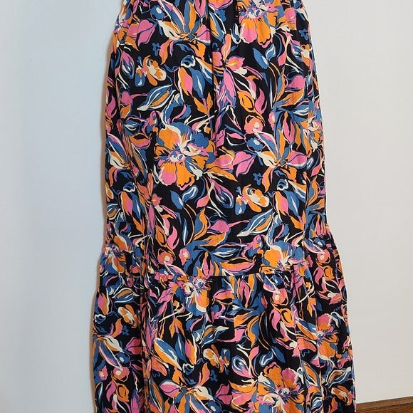 French Connection Cotton Floral Midi Dress Size Small NWT Wedding Guest Dress