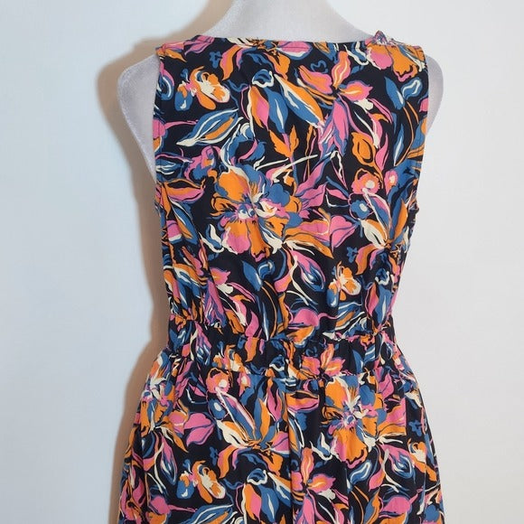 French Connection Cotton Floral Midi Dress Size Small NWT Wedding Guest Dress
