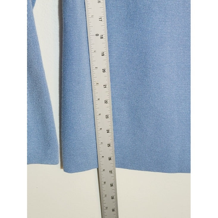 Ashley Stewart Light Blue Cut-Out Sweater Size 14/16 NWT