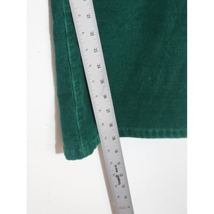 Talbots Green Curvy Bootcut Corduroy Pants Size 6 Petite