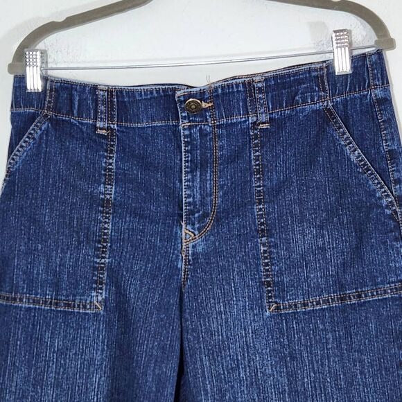 Gloria Vanderbilt Dark Wash Capri Jeans Size 8