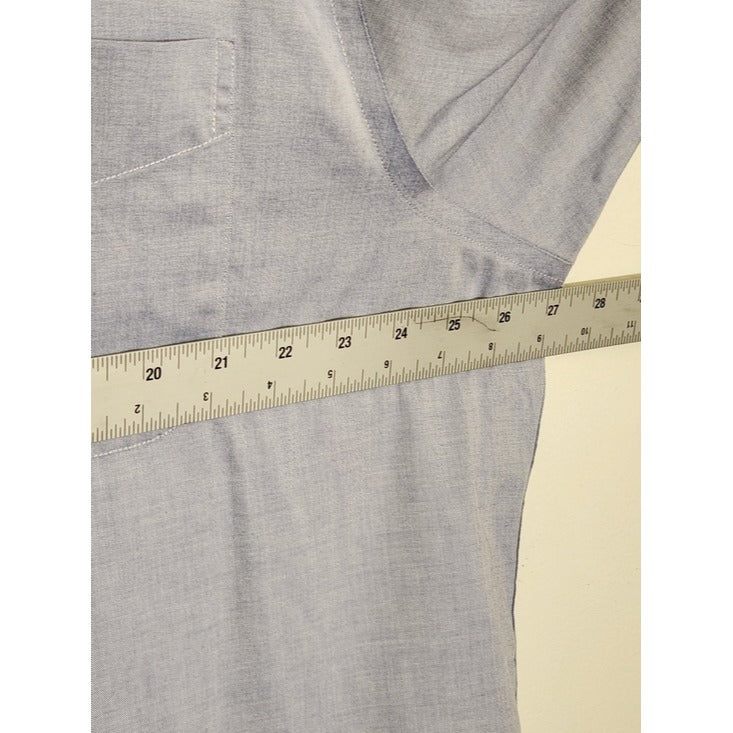 Lauren Ralph Lauren Blue Oxford Button Up Dress Shirt Size 17.5 32/33