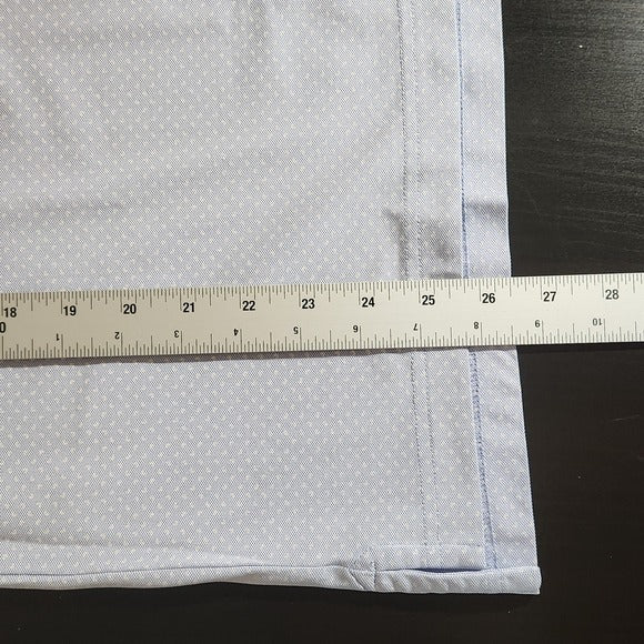 Johnnie-O Light Blue Print Performance Golf Polo Size Small