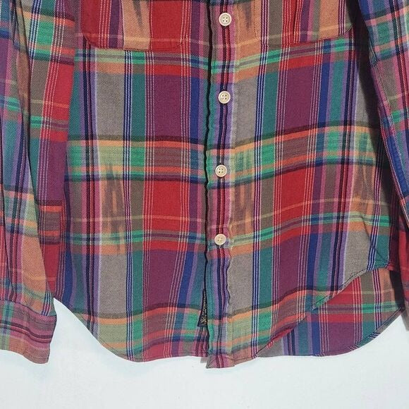 Polo Ralph Lauren Multi-Color Button-Up Shirt Size Small Preppy Cotton Shirt