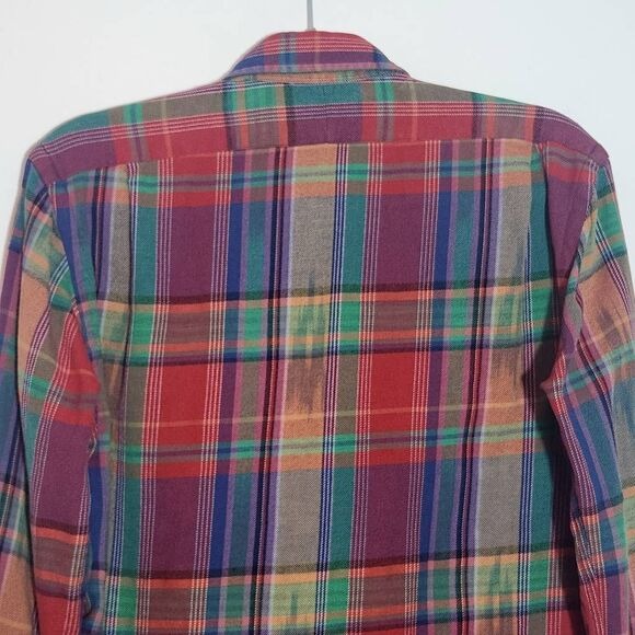 Polo Ralph Lauren Multi-Color Button-Up Shirt Size Small Preppy Cotton Shirt