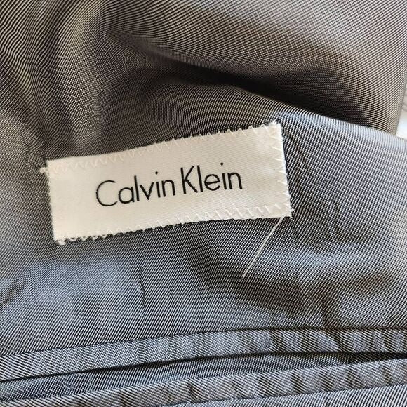 Calvin Klein Gray Sport Coat 42R wedding guest sport coat Charcoal Gray Blazer