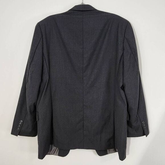 Calvin Klein Gray Sport Coat 42R wedding guest sport coat Charcoal Gray Blazer