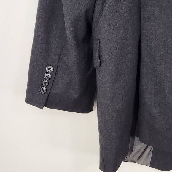 Calvin Klein Gray Sport Coat 42R wedding guest sport coat Charcoal Gray Blazer