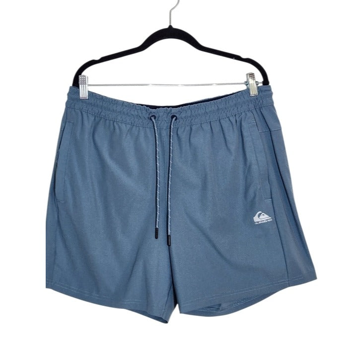 Quiksilver Mens Blue Pull-On Athleisure Shorts Size Large