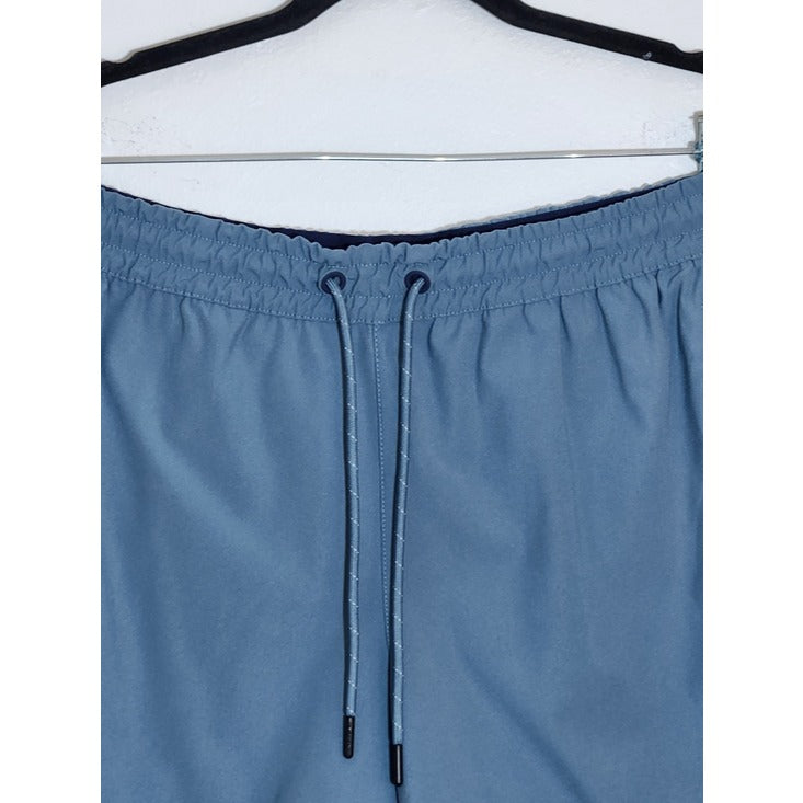 Quiksilver Mens Blue Pull-On Athleisure Shorts Size Large