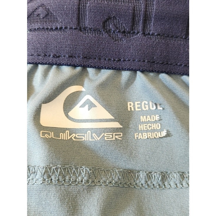 Quiksilver Mens Blue Pull-On Athleisure Shorts Size Large