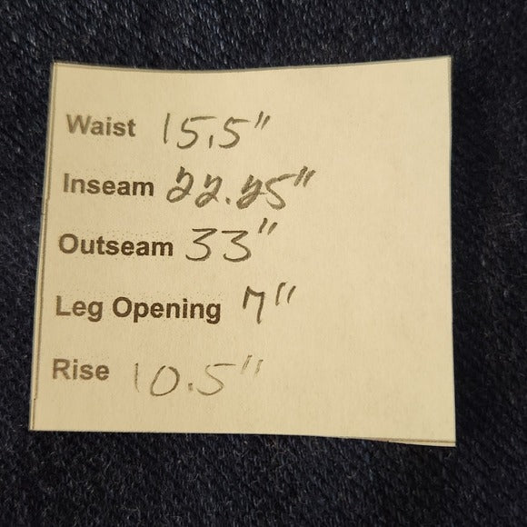 Belle by Kim Gravel Dark Wash Cropped Jeans Size 10