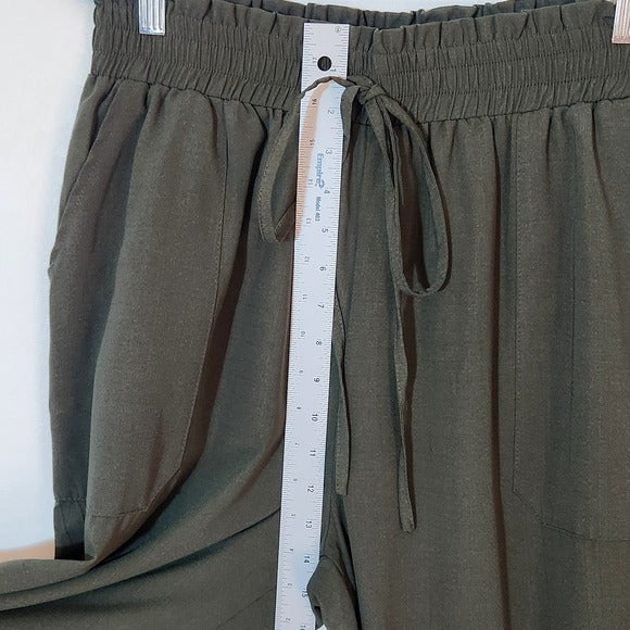 Shein Women's Army Green Joggers Size XL