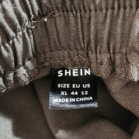 Shein Women's Army Green Joggers Size XL