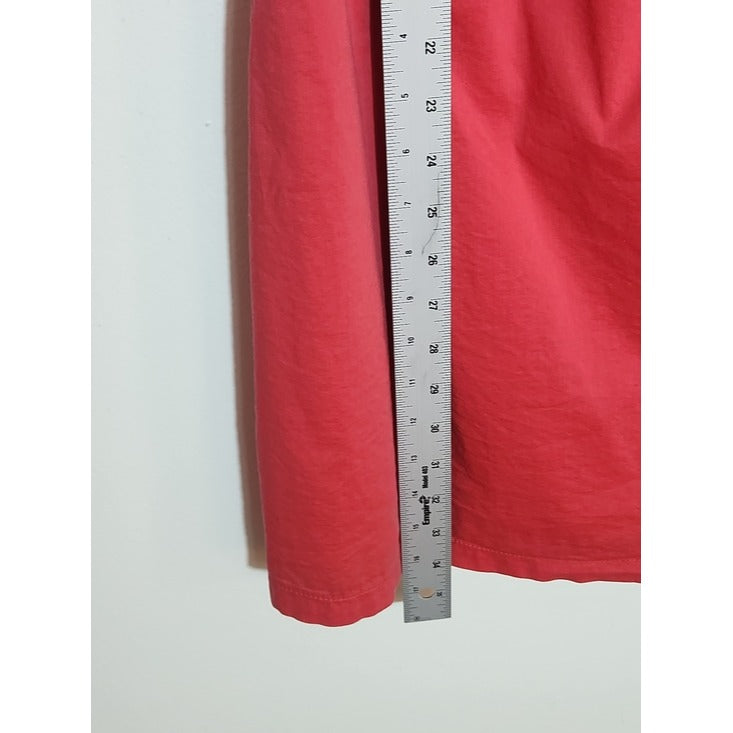 C. Luce Coral Pink Sleeveless Mini Dress with Ruffle and Tie Detail Size Large