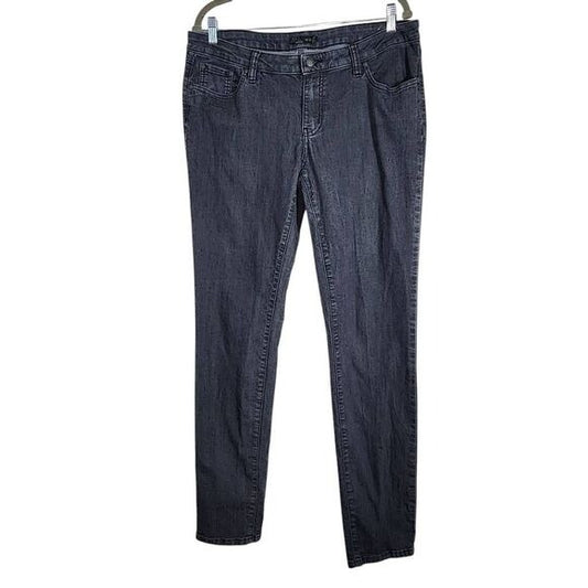 Prana Gray Straight Leg Jeans Size 16