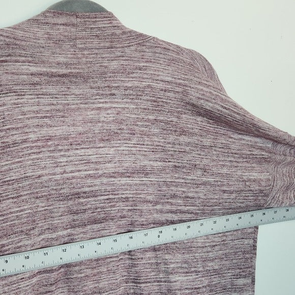 LOFT Outlet Heather Purple Open Front Cardigan Size XL NWT